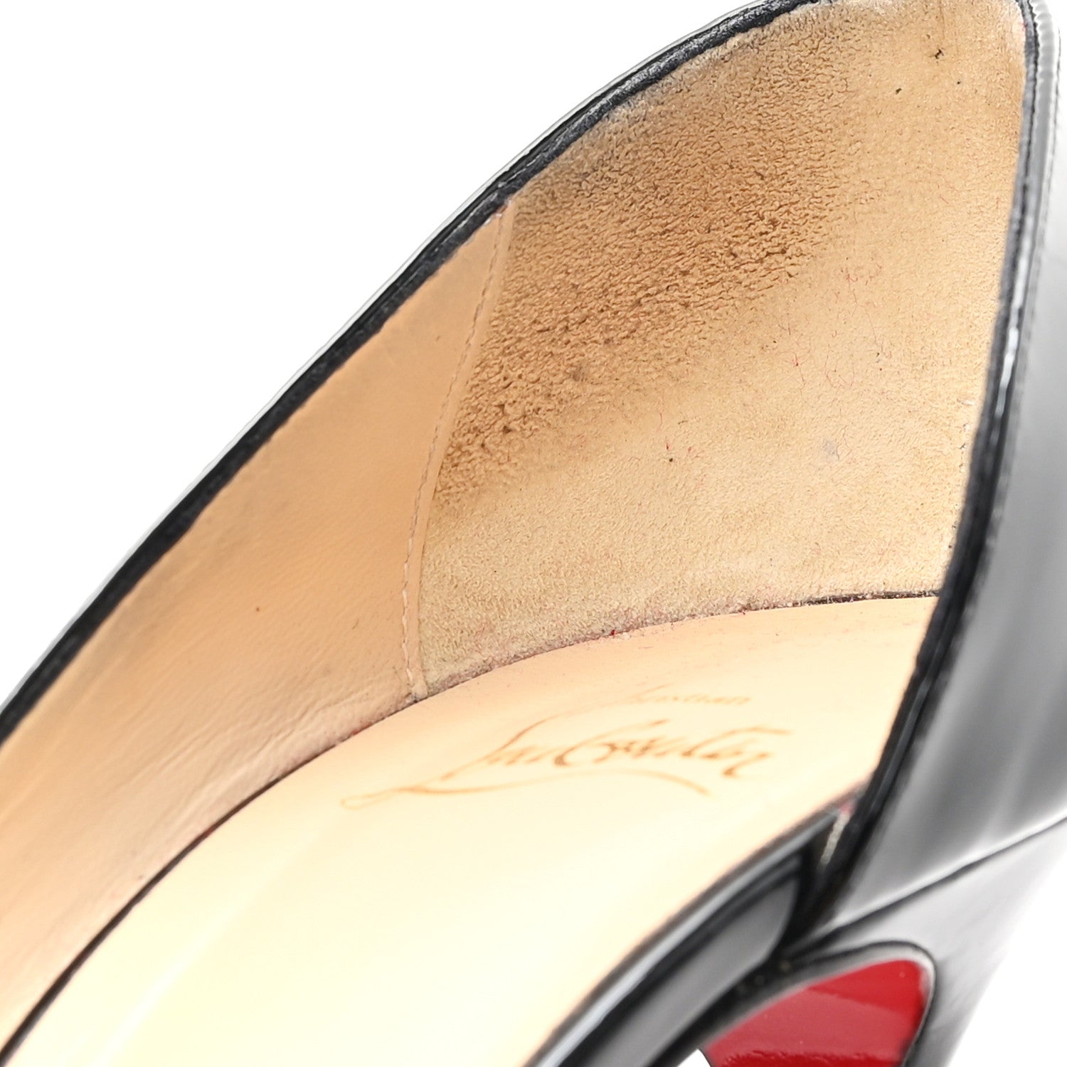 Christian Louboutin Patent Iriza 100 Pumps 38.5 Black 9 of 10