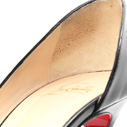 Christian Louboutin Patent Iriza 100 Pumps 38.5 Black 9 of 10