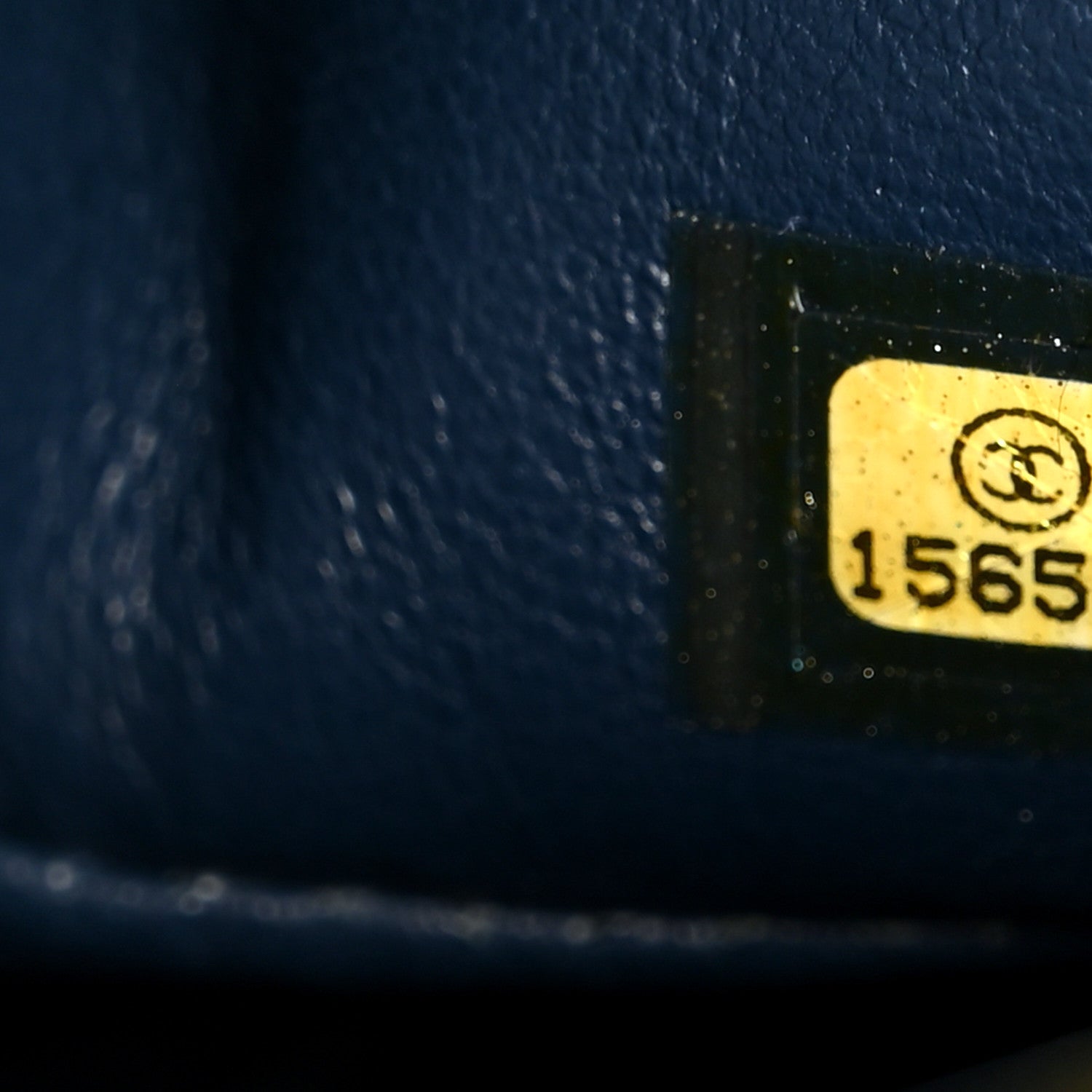 Chanel Caviar Quilted Jumbo Double Flap Navy Blue 7 of 10