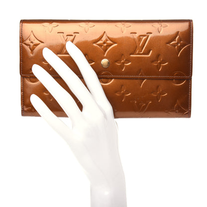 Louis Vuitton Vernis Porte Tresor International Wallet Bronze 2 of 7