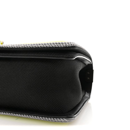 Chanel Canvas Quilted Medium Fluo Boy Flap Black Grey Yellow 10 of 11