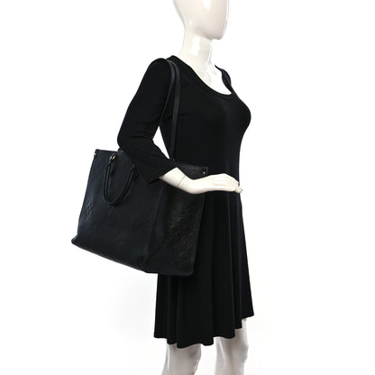 Louis Vuitton Empreinte Monogram Giant Onthego MM Black 2 of 8