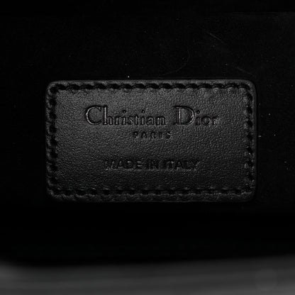 Christian Dior Calfskin Cannage Diamond Medium Lady D-Joy Black 5 of 9
