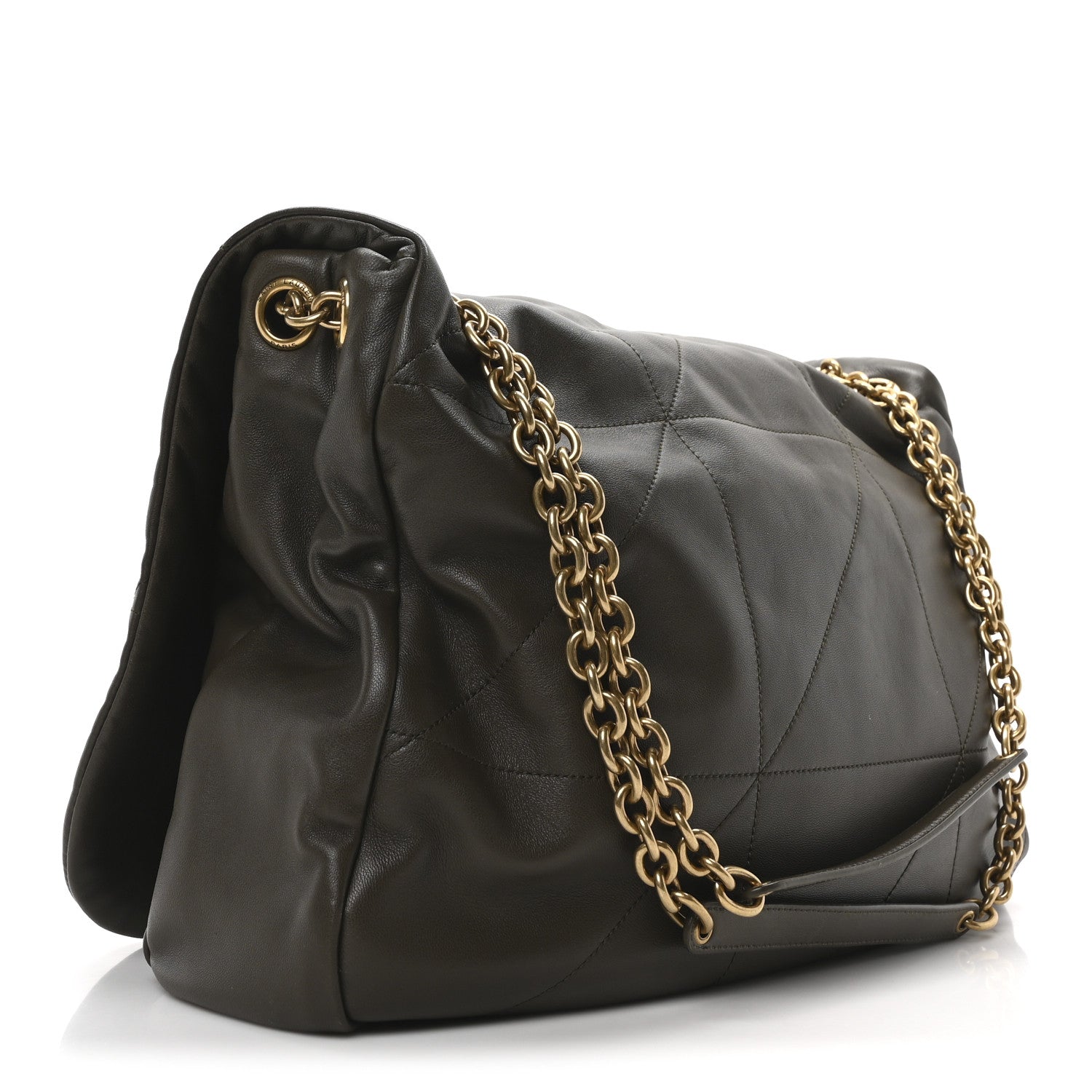 Saint Laurent Lambskin Matelasse Monogram Large Jamie 4.3 Light Musk 3 of 9