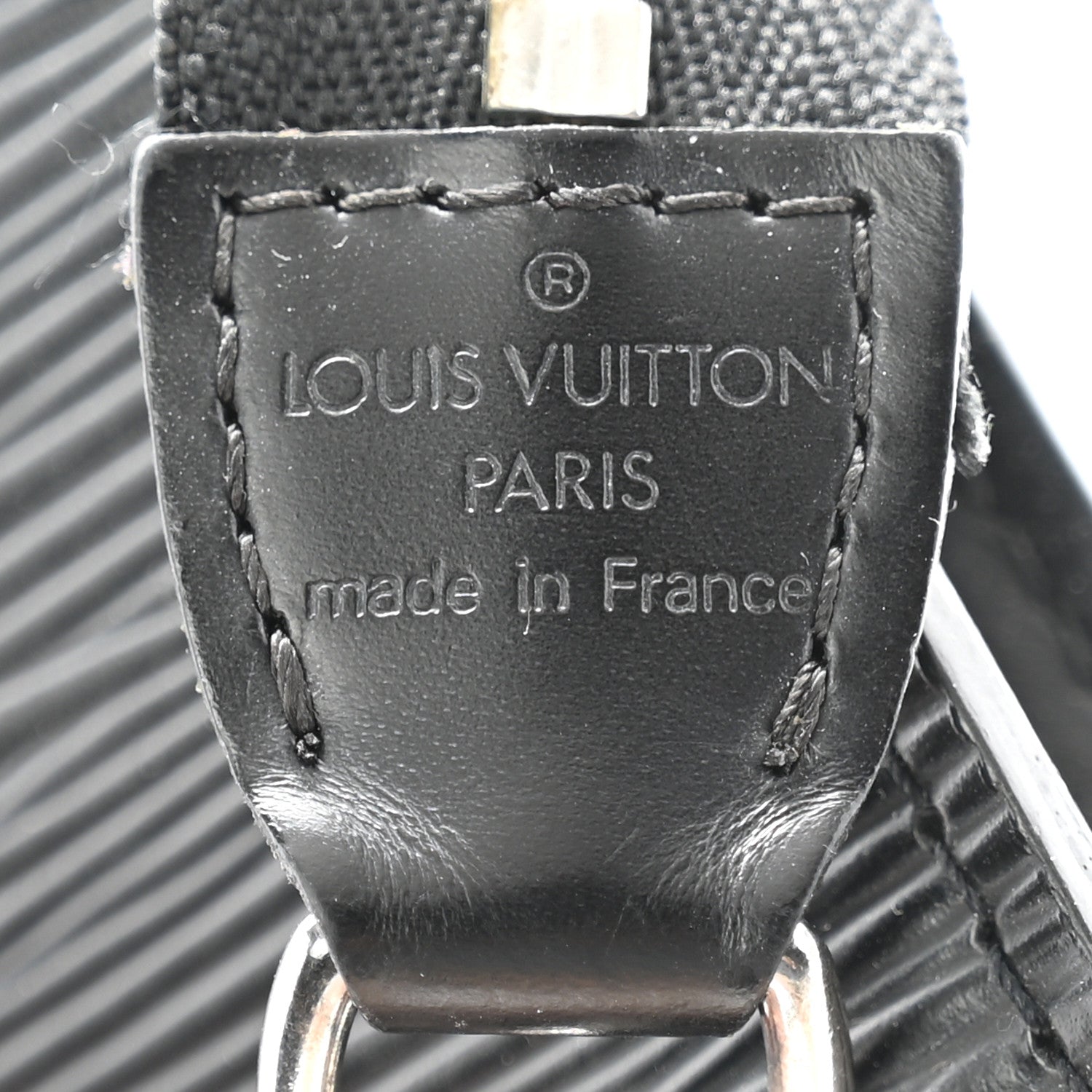 Louis Vuitton Epi Pochette Accessories 24 Black 6 of 10