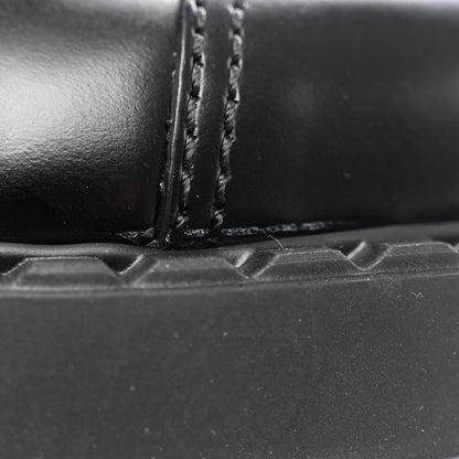 Prada Spazzolato Chocolate 50mm Combat Boots 36 Black 13 of 15