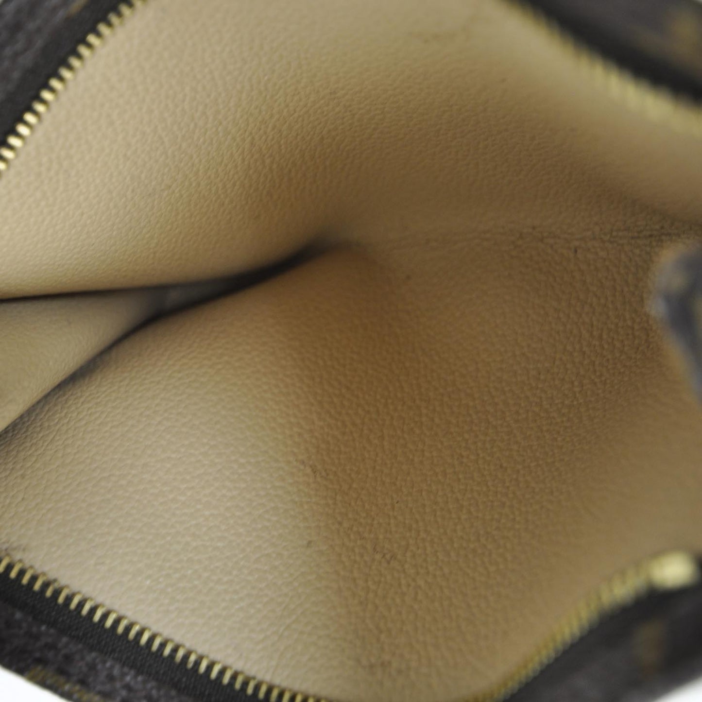 Monogram Pochette Accessories w Gold Chain