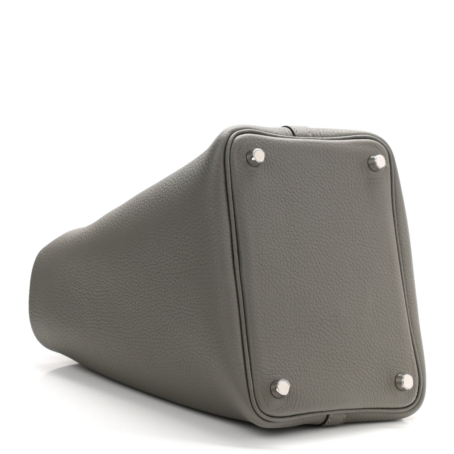 Hermes Taurillon Clemence Picotin Lock 18 PM Gris Meyer 4 of 11