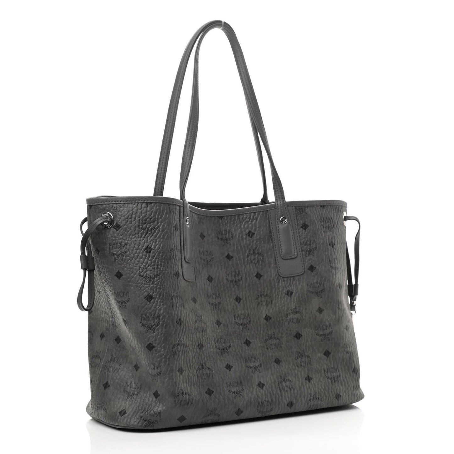 Visetos Medium Liz Reversible Shopper Tote Phantom Grey