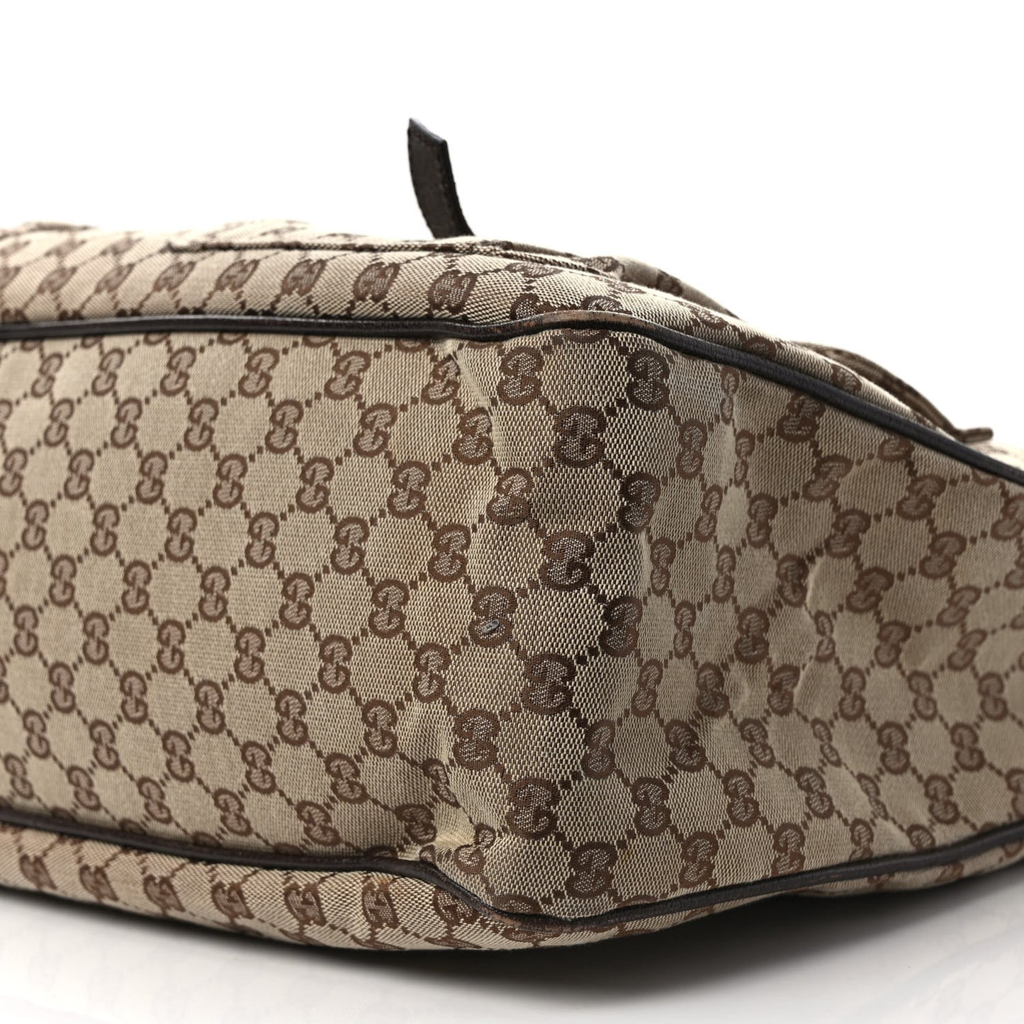 Monogram Front Pocket Hobo Dark Brown
