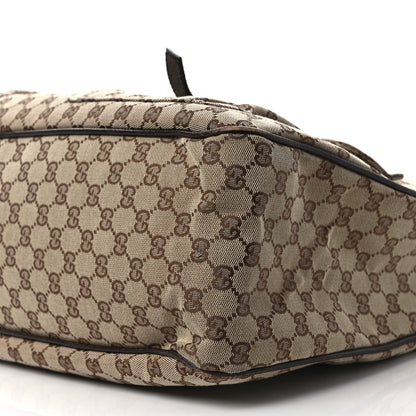 Gucci Monogram Front Pocket Hobo Dark Brown 9 of 14