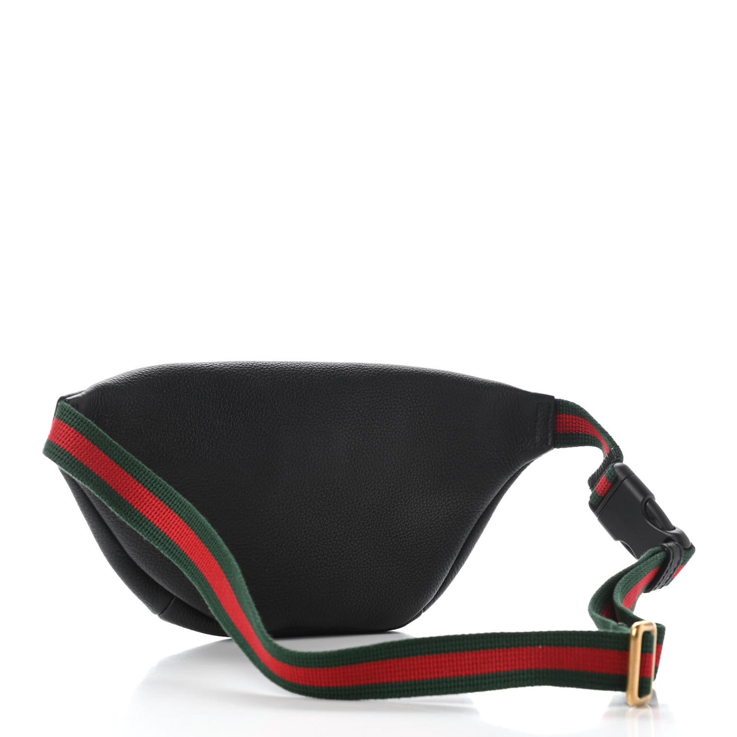 Grained Calfskin Small Logo Belt Bag Black