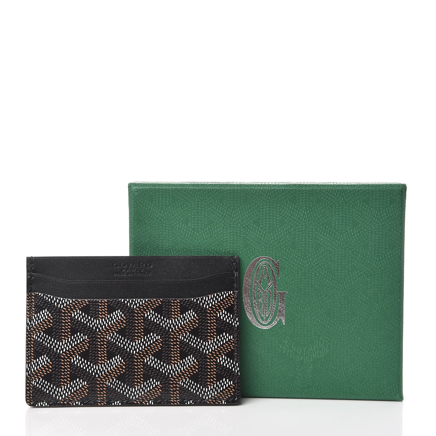 Goyard Goyardine Saint Sulpice Card Holder Black 7 of 7