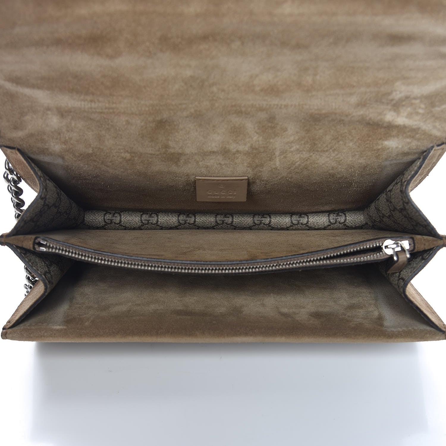 Gucci GG Supreme Monogram Small Dionysus Shoulder Bag Taupe 5 of 11