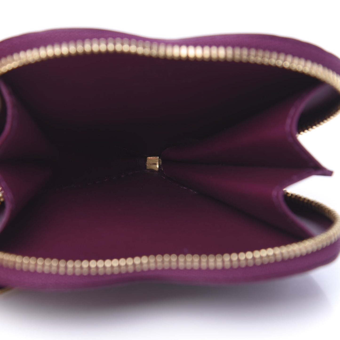 Vernis Heart Coin Purse Violet