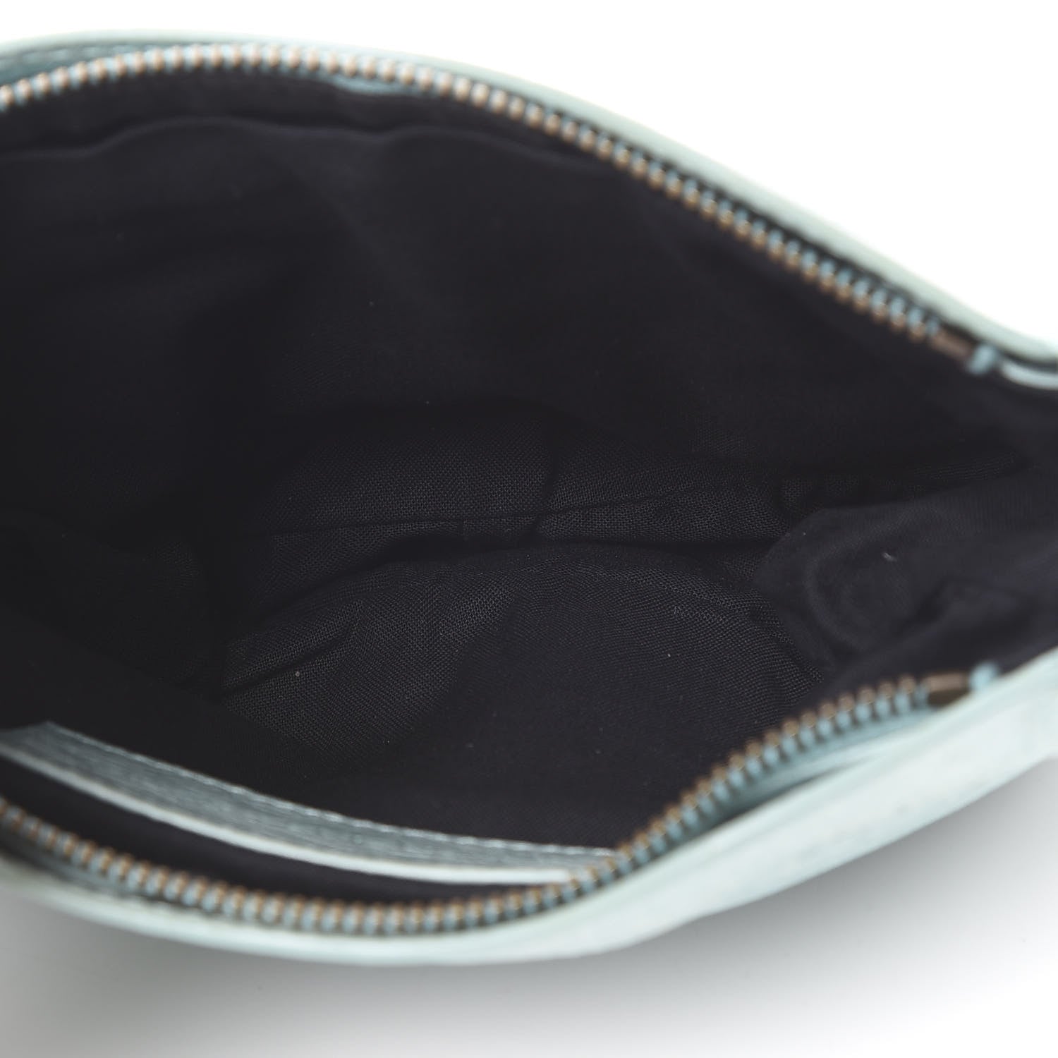 Balenciaga Chevre Porte Toilette Makeup Clutch Sky Blue 4 of 9