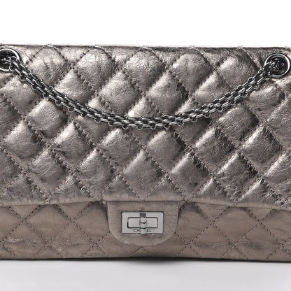 Chanel Metallic Aged Calfskin Quilted 2.55 Reissue 227 Flap Bronze 8 of 17