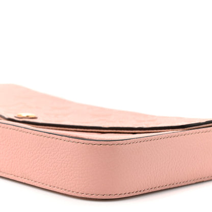 Louis Vuitton Empreinte Pochette Felicie Chain Wallet Rose Poudre 9 of 12