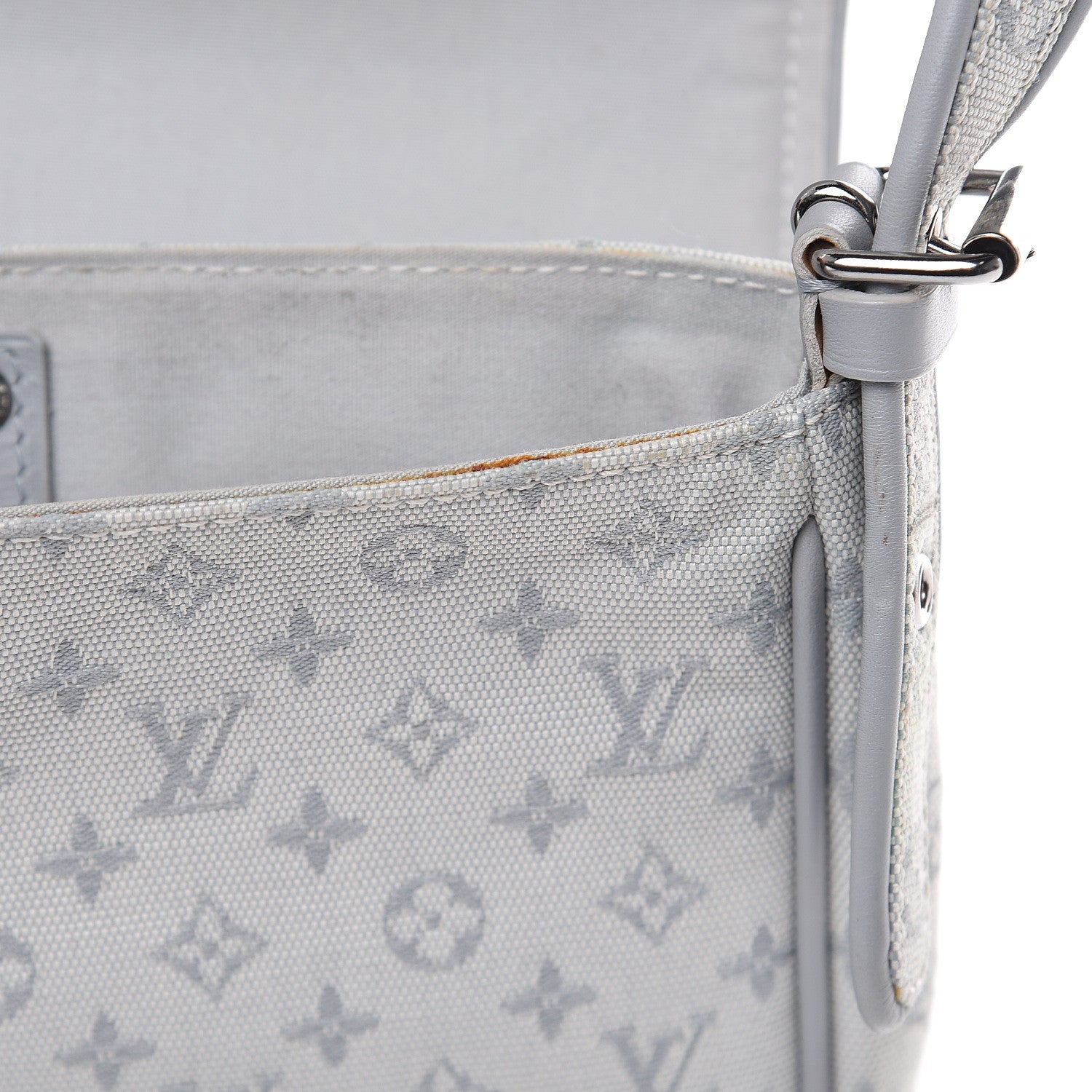 Louis Vuitton Mini Monogram Patchwork Conte De Fees Musette Grey 9 of 13
