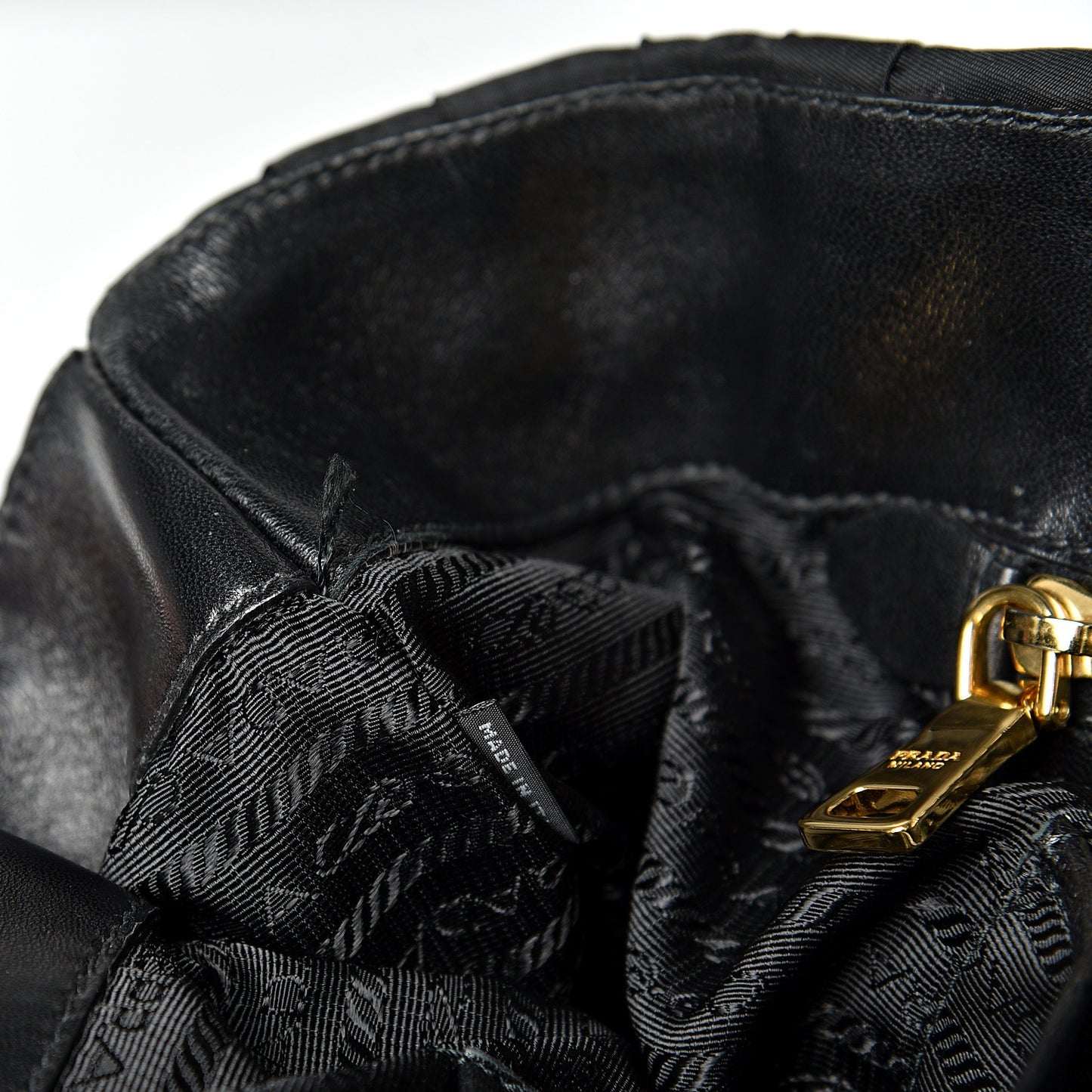 Tessuto Nylon Gaufre Tote Black