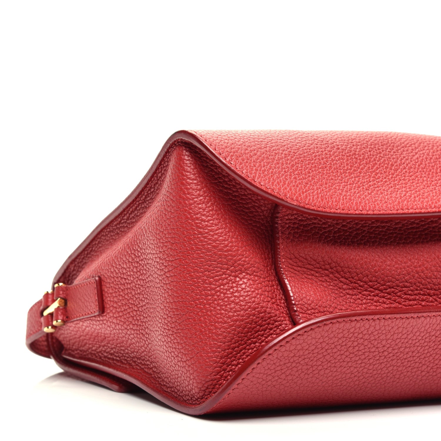 Tom Ford Calfskin Large T Clasp Tara Crossbody Bag Red 7 of 9