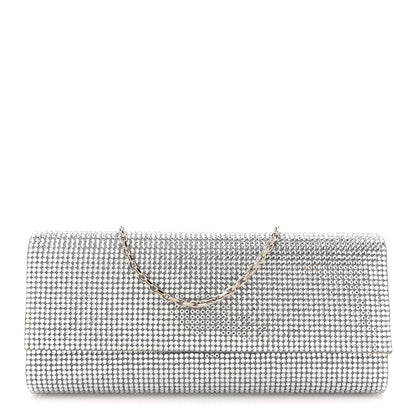 Judith Leiber Swarovski Crystal Ritz Fizz Clutch Champagne Silver 1 of 14