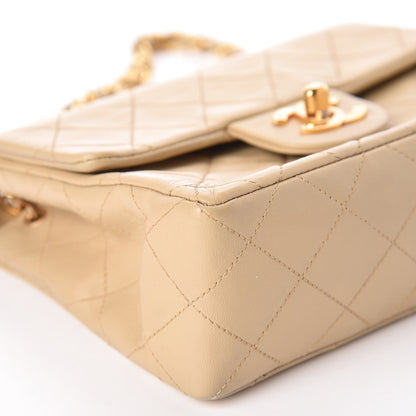 Chanel Lambskin Quilted Mini Square Flap Beige 8 of 11