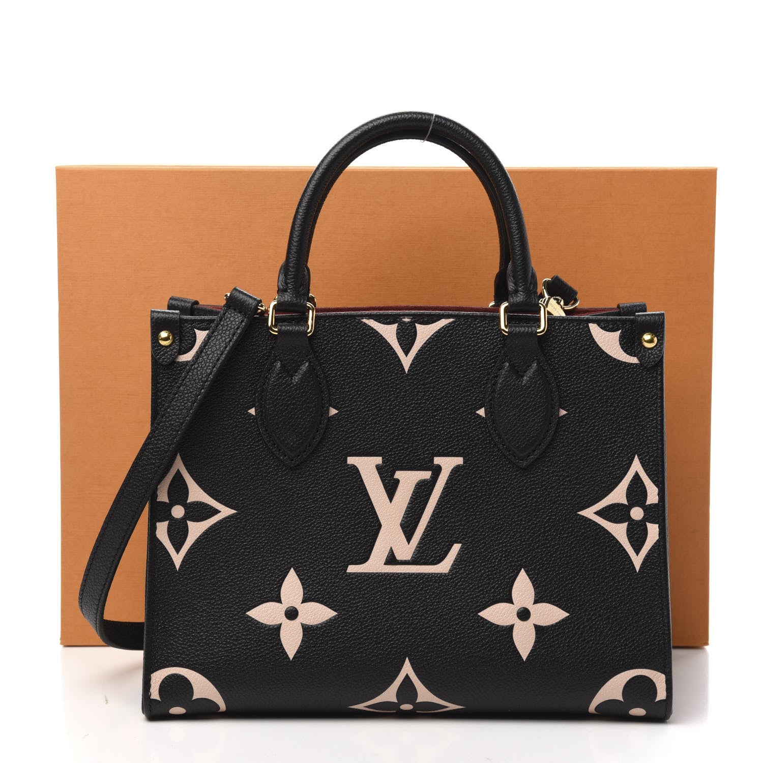 Louis Vuitton Empreinte Monogram Giant Onthego PM Black Beige 11 of 11