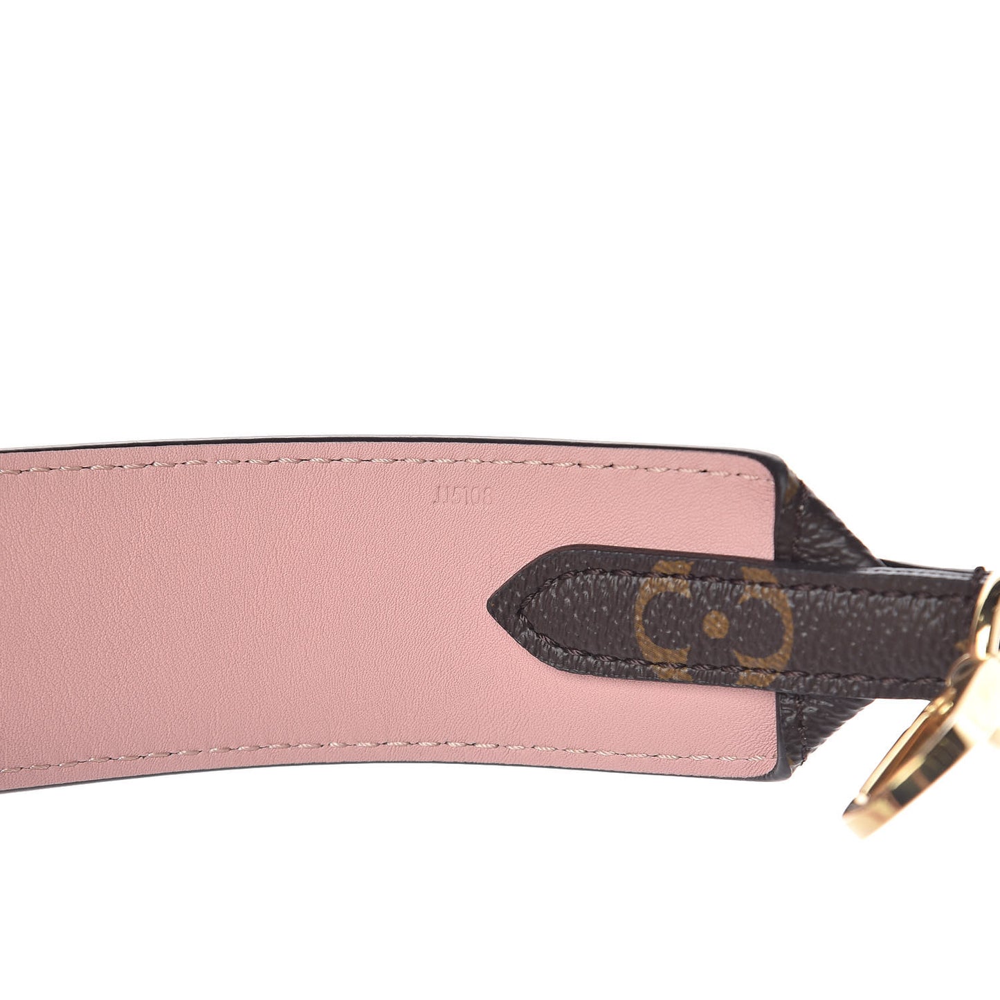 Monogram Bandouliere Shoulder Strap Rose Poudre