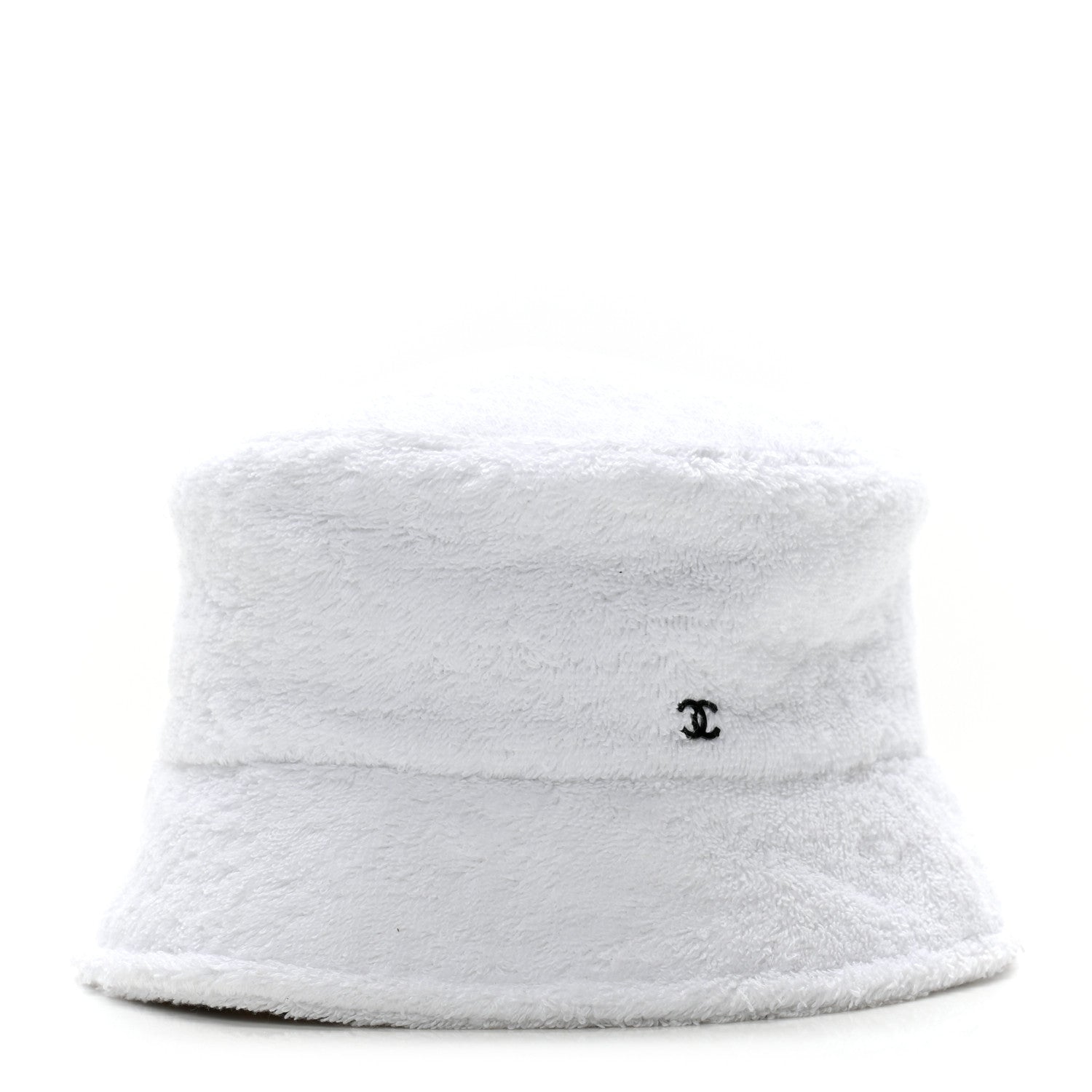 Chanel Terry Cloth CC Bucket Hat M White 1 of 10