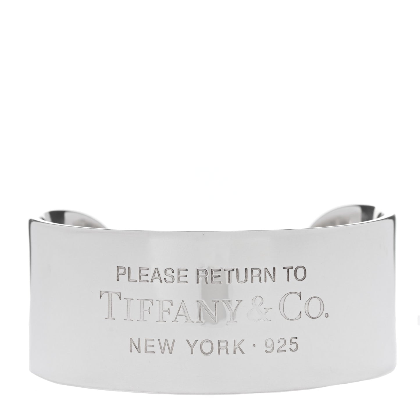 Sterling Silver Wide Return To Tiffany Cuff Bracelet