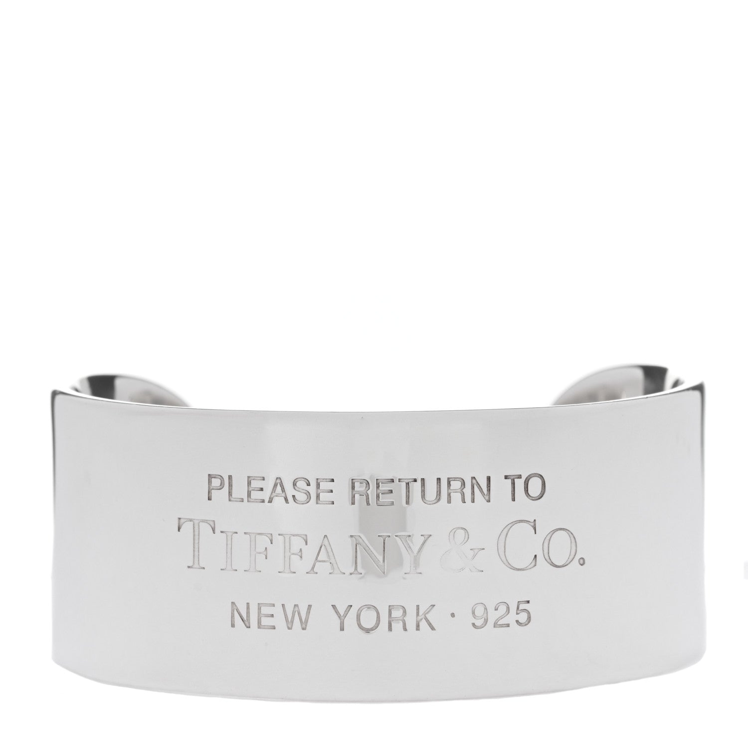 Tiffany Sterling Silver Wide Return To Tiffany Cuff Bracelet 1 of 4