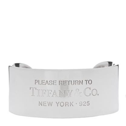 Tiffany Sterling Silver Wide Return To Tiffany Cuff Bracelet 1 of 4