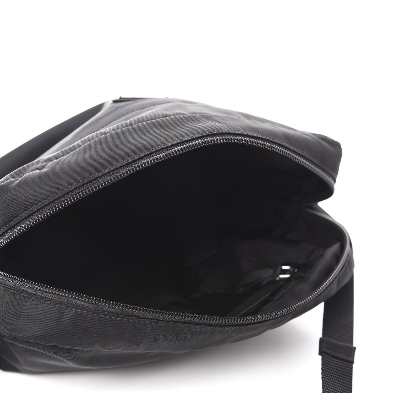 Prada Nylon Tessuto Messenger Bag Black 5 of 11