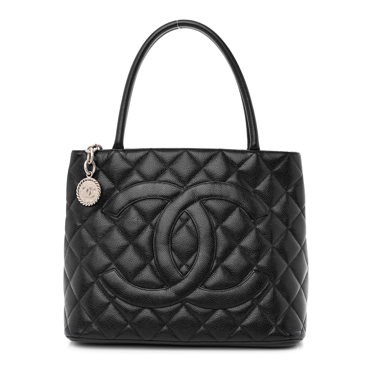 Chanel Caviar Quilted Medallion Tote Black 1 of 14