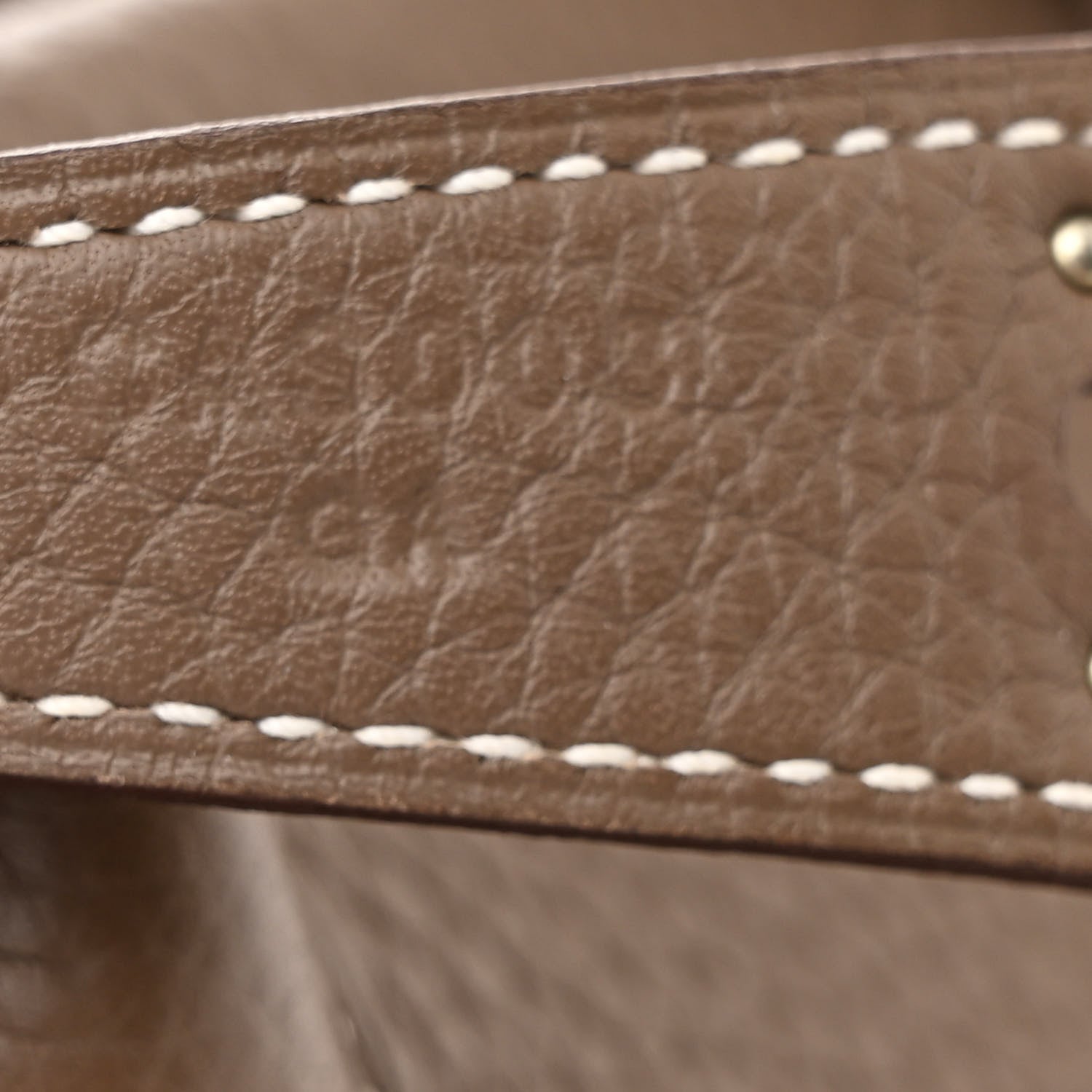 Hermes Taurillon Clemence Lindy 26 Etoupe 7 of 11