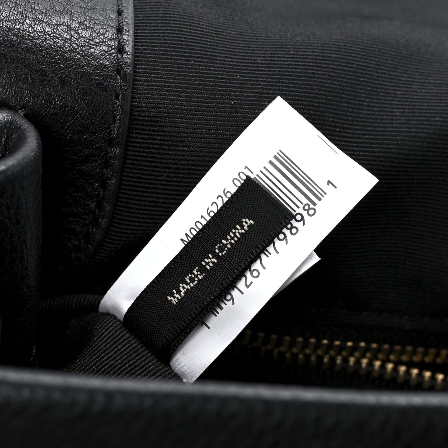 Calfskin The Mini Cushion Bag Black