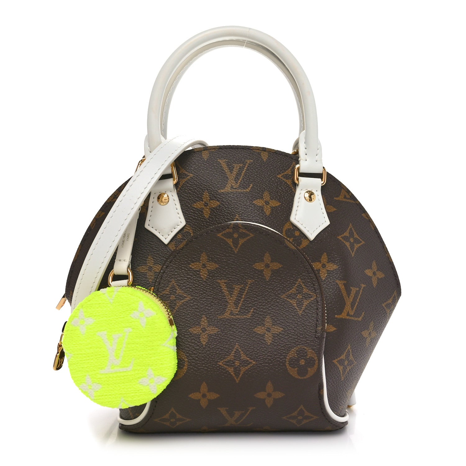 Louis Vuitton Monogram LV Match Ellipse BB White 1 of 9
