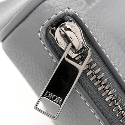 Christian Dior Grained Calfskin Mens Saddle Bag Cloud Blue 12 of 12