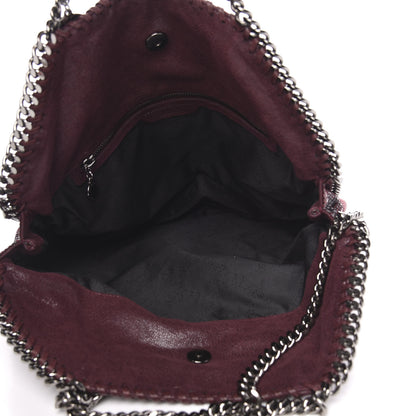 Stella McCartney Eco Python Croc Small Falabella Fold Over Tote Red 5 of 9