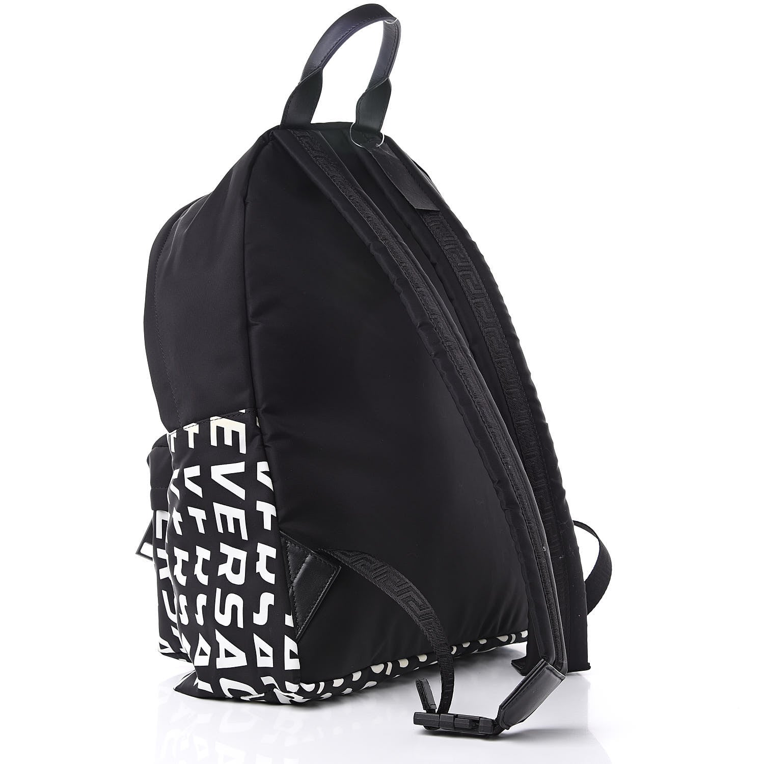 Versace Nylon St. Speed Logo Backpack Black Geranio 3 of 10