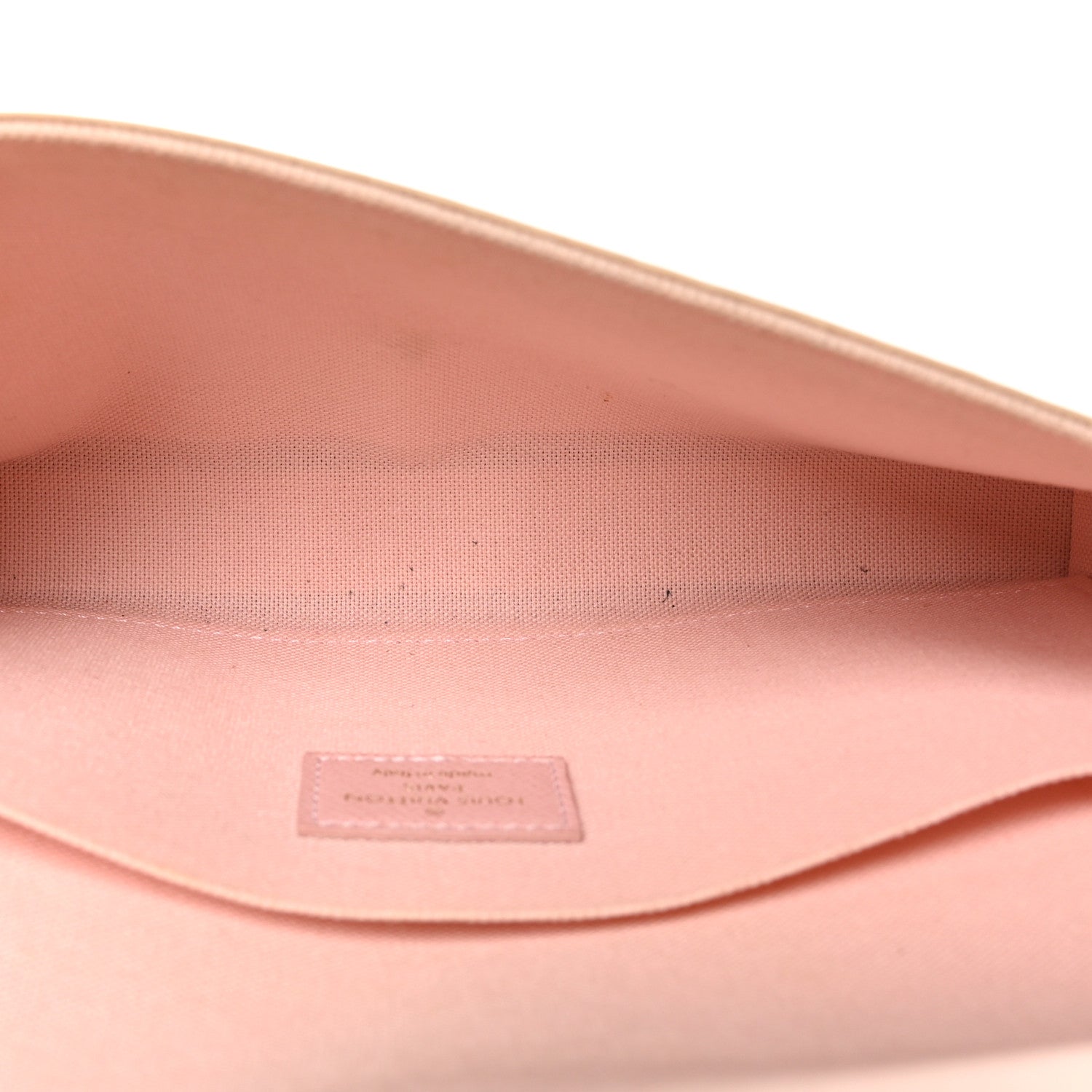 Louis Vuitton Damier Azur Pochette Felicie Chain Wallet Rose Ballerine 6 of 11