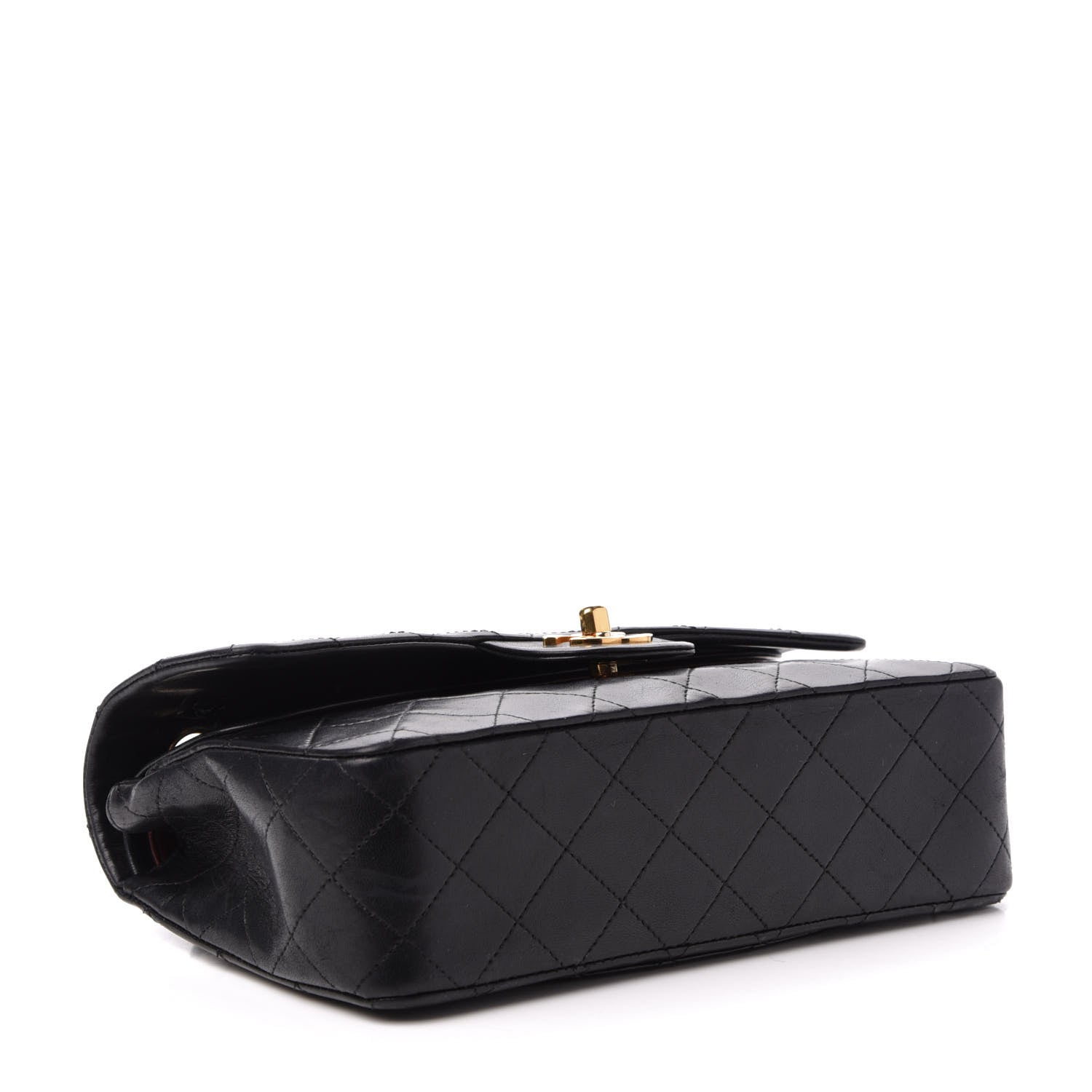Chanel Lambskin Quilted Small Double Flap Black 5 of 14
