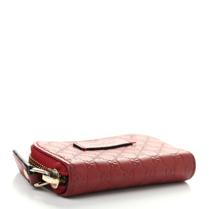 Gucci Microguccissima Zip Around Card Case Red 4 of 11
