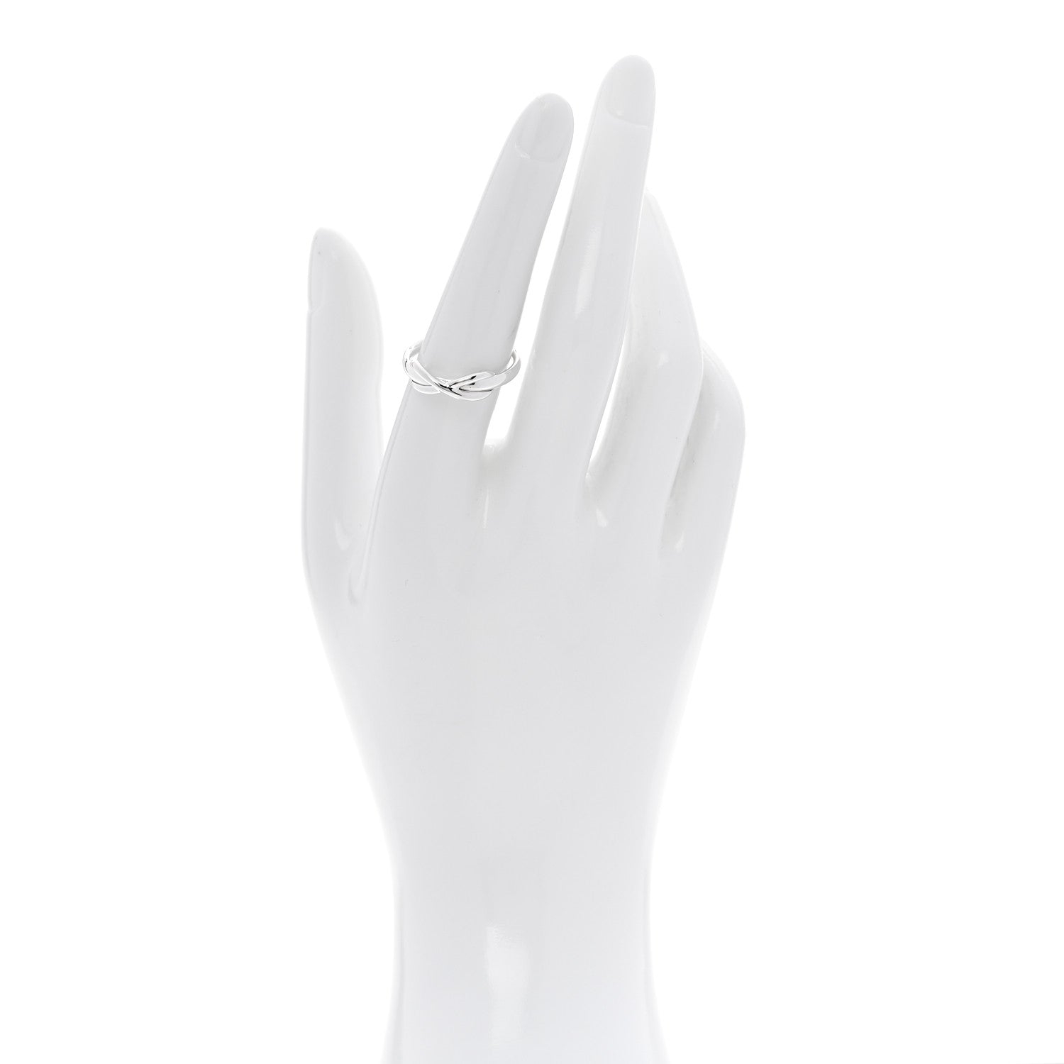 Tiffany Sterling Silver Infinity Ring 54 7 2 of 4