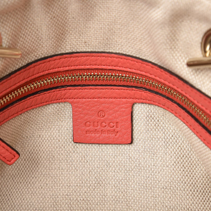 Gucci Pebbled Calfskin Small Soho Bowler Begonia Pink 7 of 9
