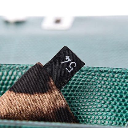 Dolce & Gabbana Lizard Calfskin Embossed Small Monica Top Handle Bag Green 7 of 13
