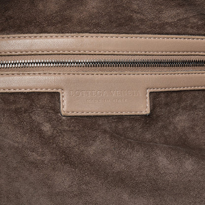 Bottega Veneta Nappa Snakeskin Intrecciato Maxi Veneta Tiger Print Hobo Maple 6 of 14