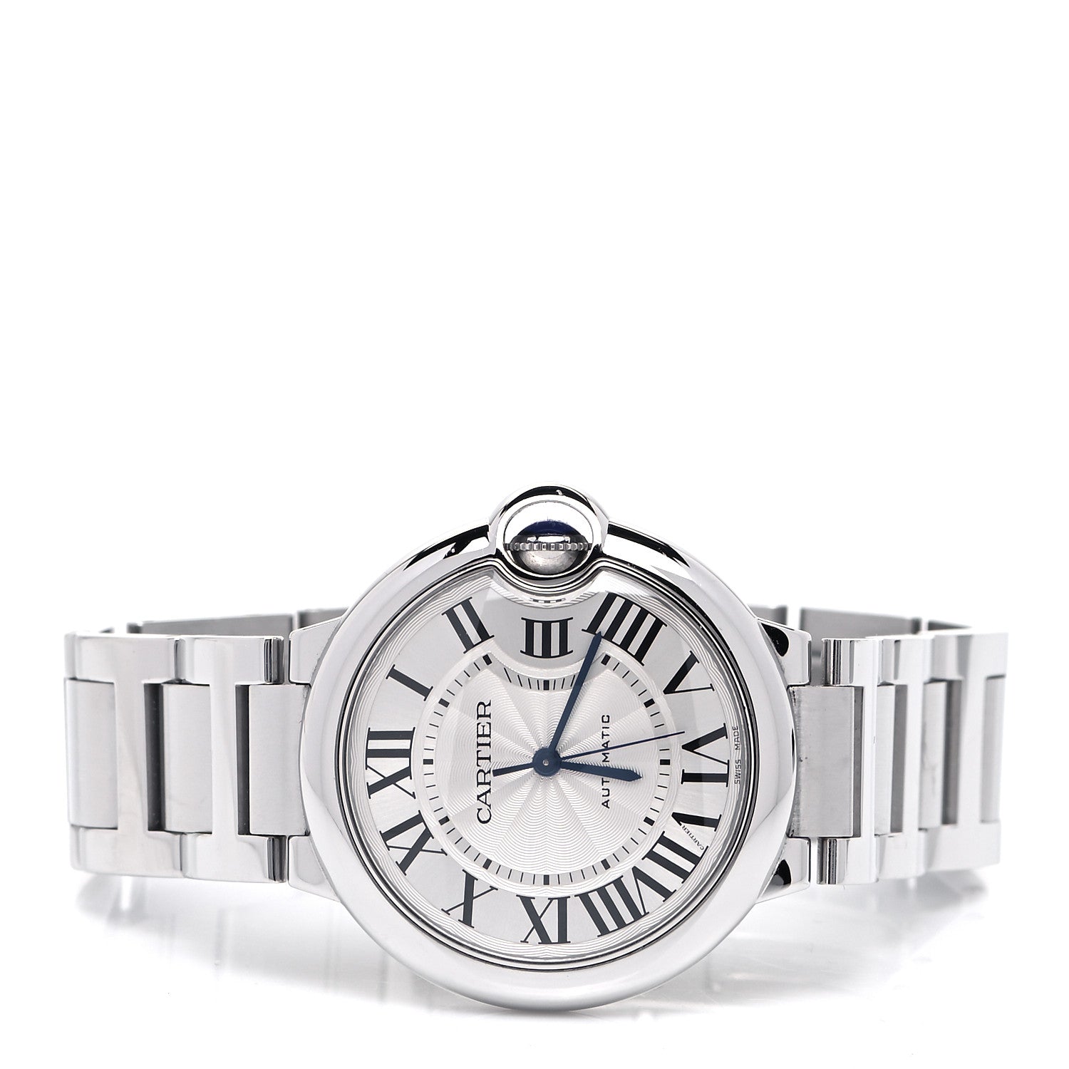 Cartier Stainless Steel 36mm Ballon Bleu De Cartier Automatic Watch 2 of 7