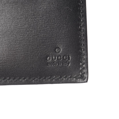 Gucci Crocodile Bi-Fold Wallet Black 6 of 9
